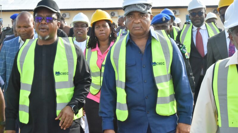 Photo: Gov.Uzodimma On Facility Tour To  Egbema Power Plant On Tuesday