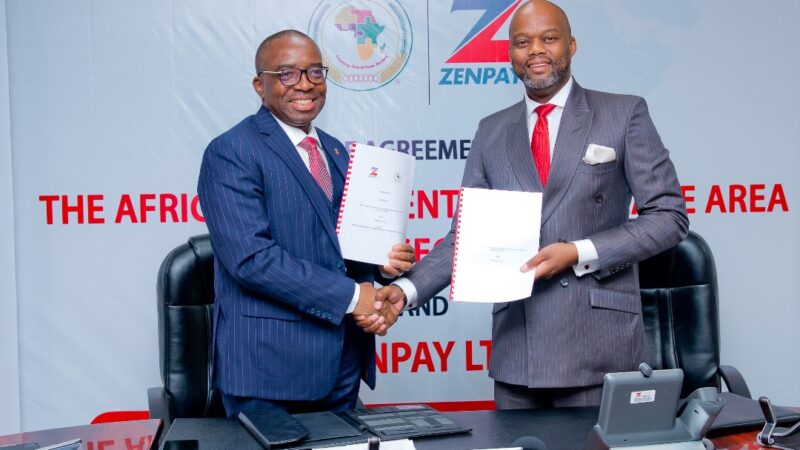 Zenith Fintech Subsidiary Zenpay Limited Partners AfCFTA On Innovative Trade Portal