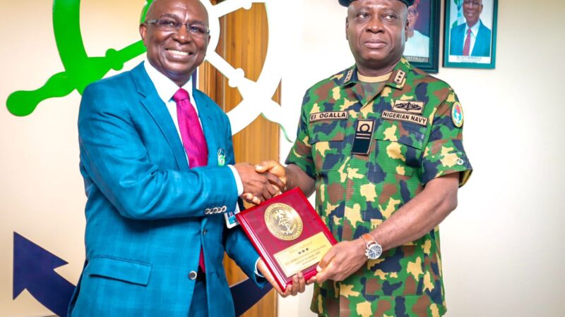 Maritime Security: Chief Of Naval Staff Visits NIMASA