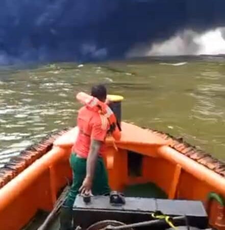 Vessel Fire Incident In The Niger Delta –  All Crew Members Rescued