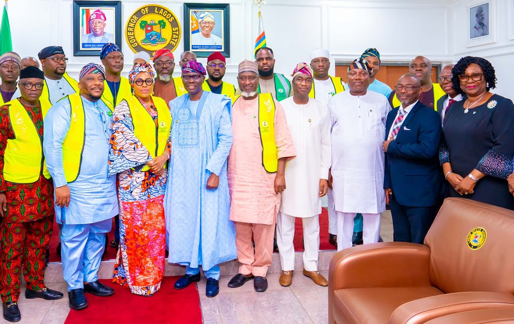 Photos: House OF Reps. Committee On Tertiary Education Trust Fund (TETFUND) Anf Other Services, Led By The Chairman, Hon. Miriam OdinakaOnuoha Pay Courtesy Call To Governor Sanwo-Olu At Lagos House, Ikeja, On Monday
