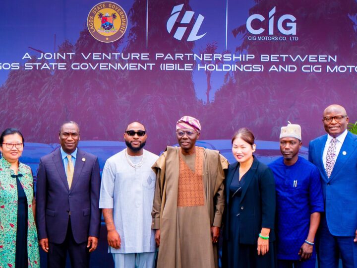 Photos: Gov. Sanwo-Olu At The Official Signing Of New LagRide Partnership With CIG Motors, At Lagos House, Ikeja, On Monday