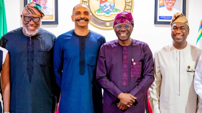 Photos: Gov. Sanwo-Olu Meets Management Team Of Olam Agri Nigeria Led By Its Managing Director/CEO, Anil Nair At Lagos House,Marina