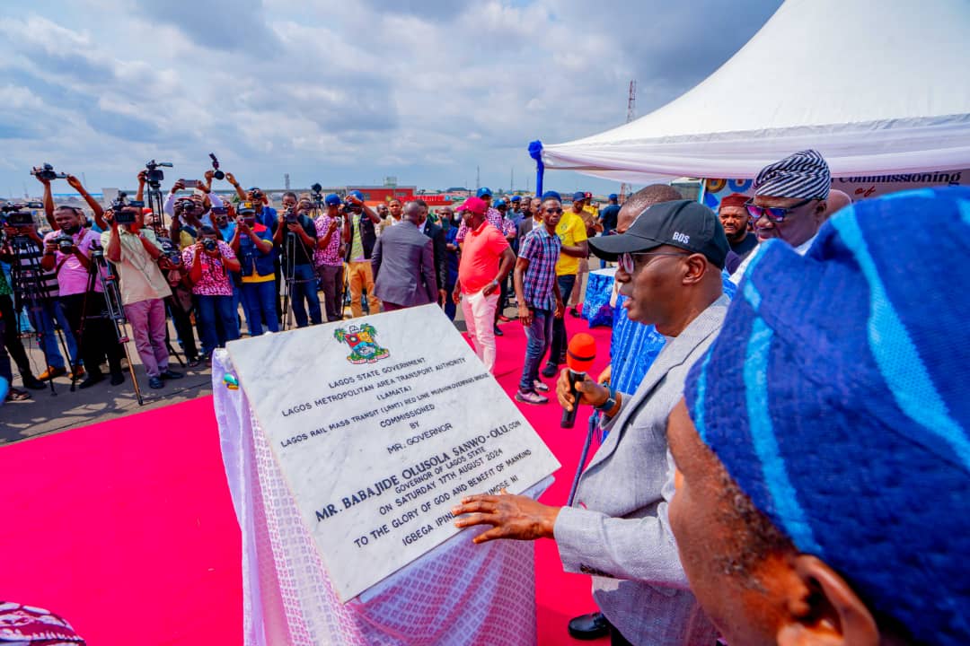 PHOTOS: GOVERNOR SANWO-OLU OFFICIALLY COMMISSIONS MUSHIN-ONIPANU BRIDGE, ON SATURDAY, 17 AUGUST 2024