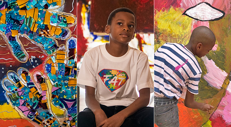 Teenage Autistic Art Prodigy aims to shatter GUINNESS WORLD RECORDS™ for Largest Art Canvas to Fundraise for Autism Centre in Abuja