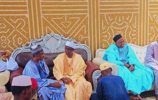 Photo: MD/CE NDIC, Bello Hassan, Others During Condolence Visit To The Late President Musa Yar’adua’s Family